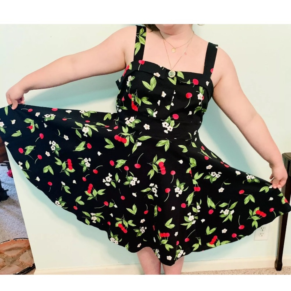 Women’s Plus Size vintage pinup girl dress